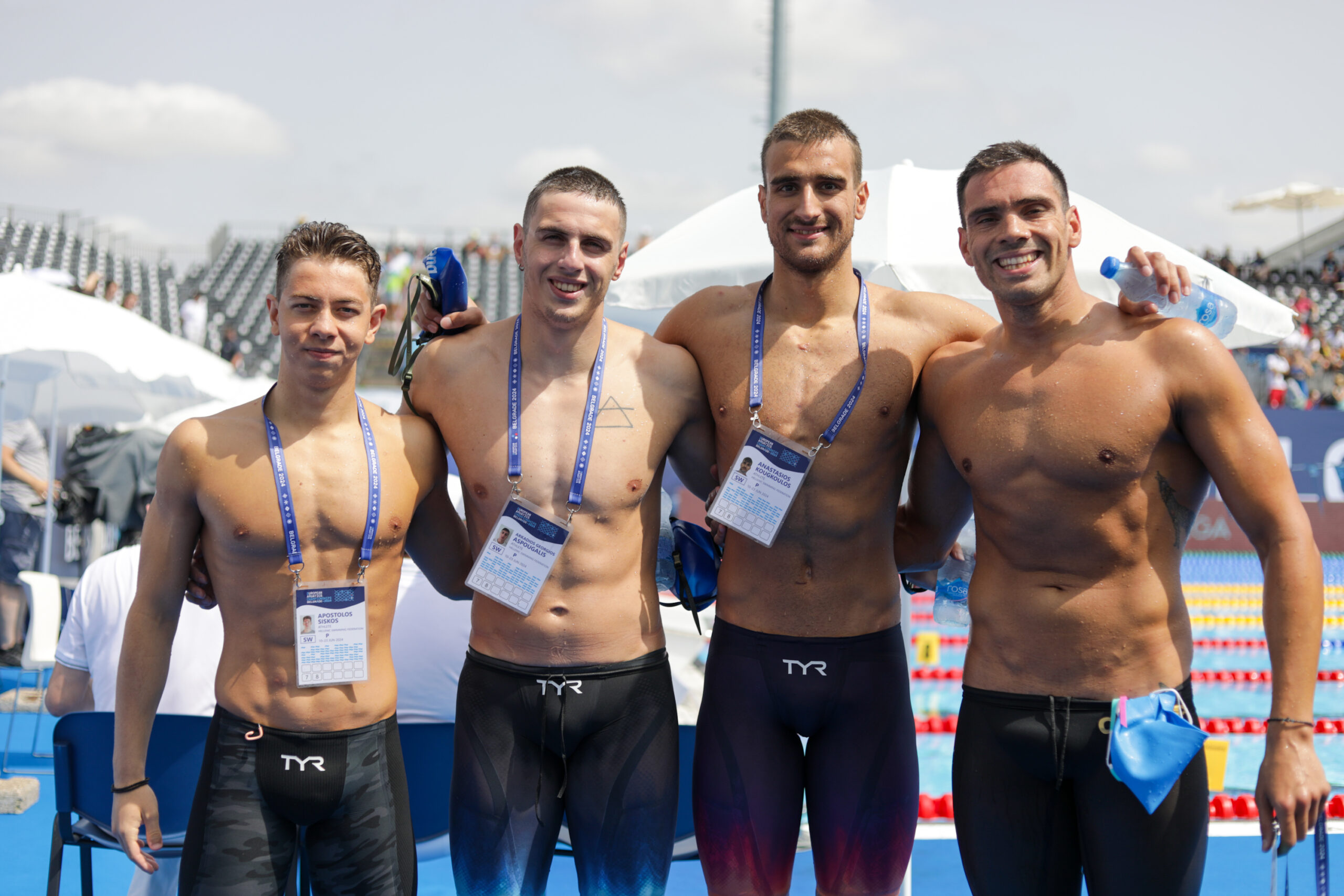 Ευρωπαϊκό κολύμβησης: Ένατη θέση και εκτός τελικού η 4Χ100μ μεικτή ανδρών