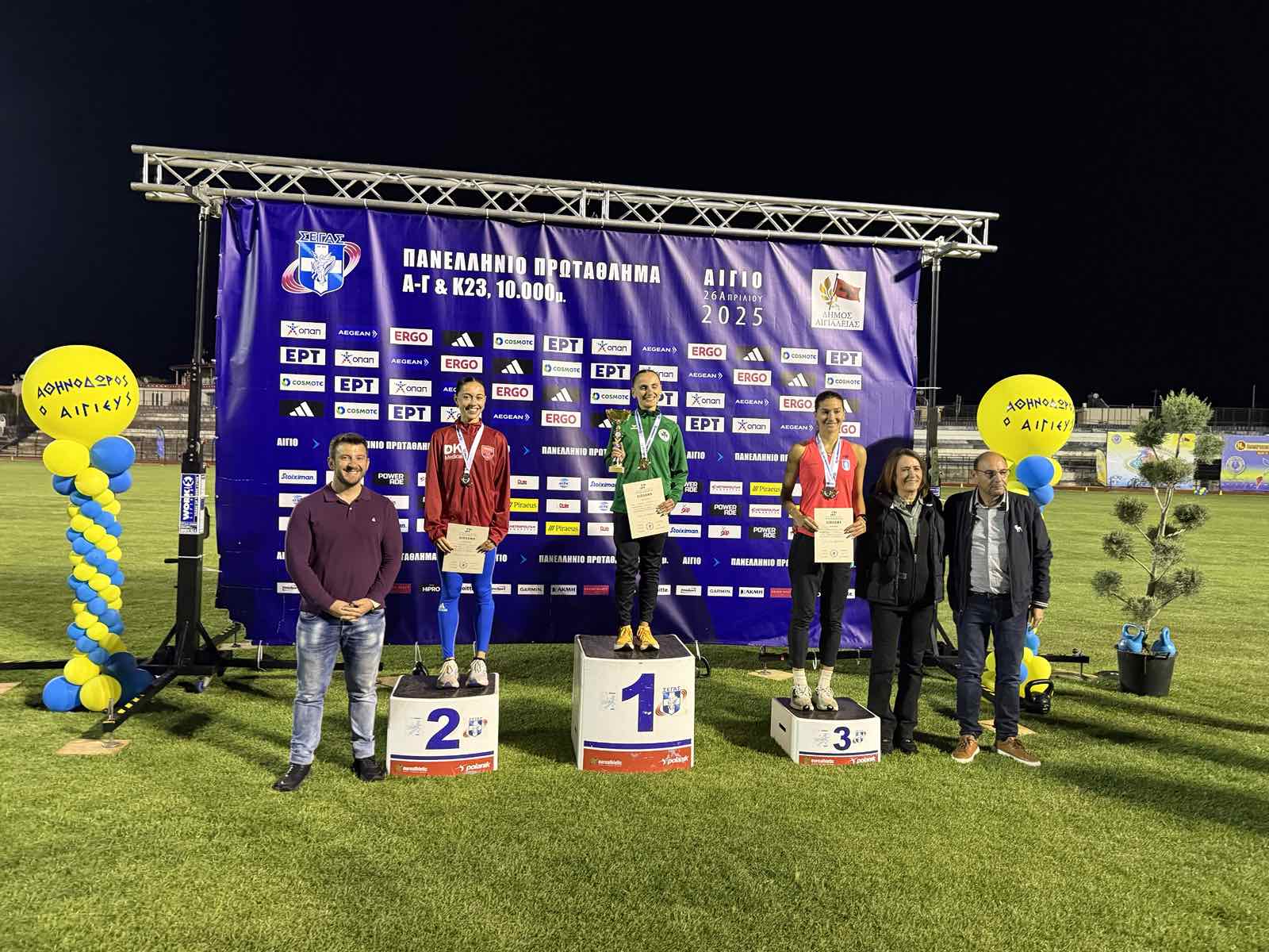 Πανελλήνιο Πρωτάθλημα 10.000μ: Μπάλλα και Σταμούλης οι νικητές στο Αίγιο, + 3 όρια για το Ευρωπαϊκό Κ23